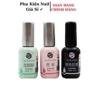 Base Top Cứng Móng hoa hồng chính hãng 15 ml