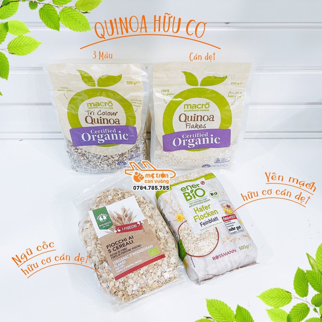 Yến mạch nguyên cán Hafer Flocken Ener Bio 500g