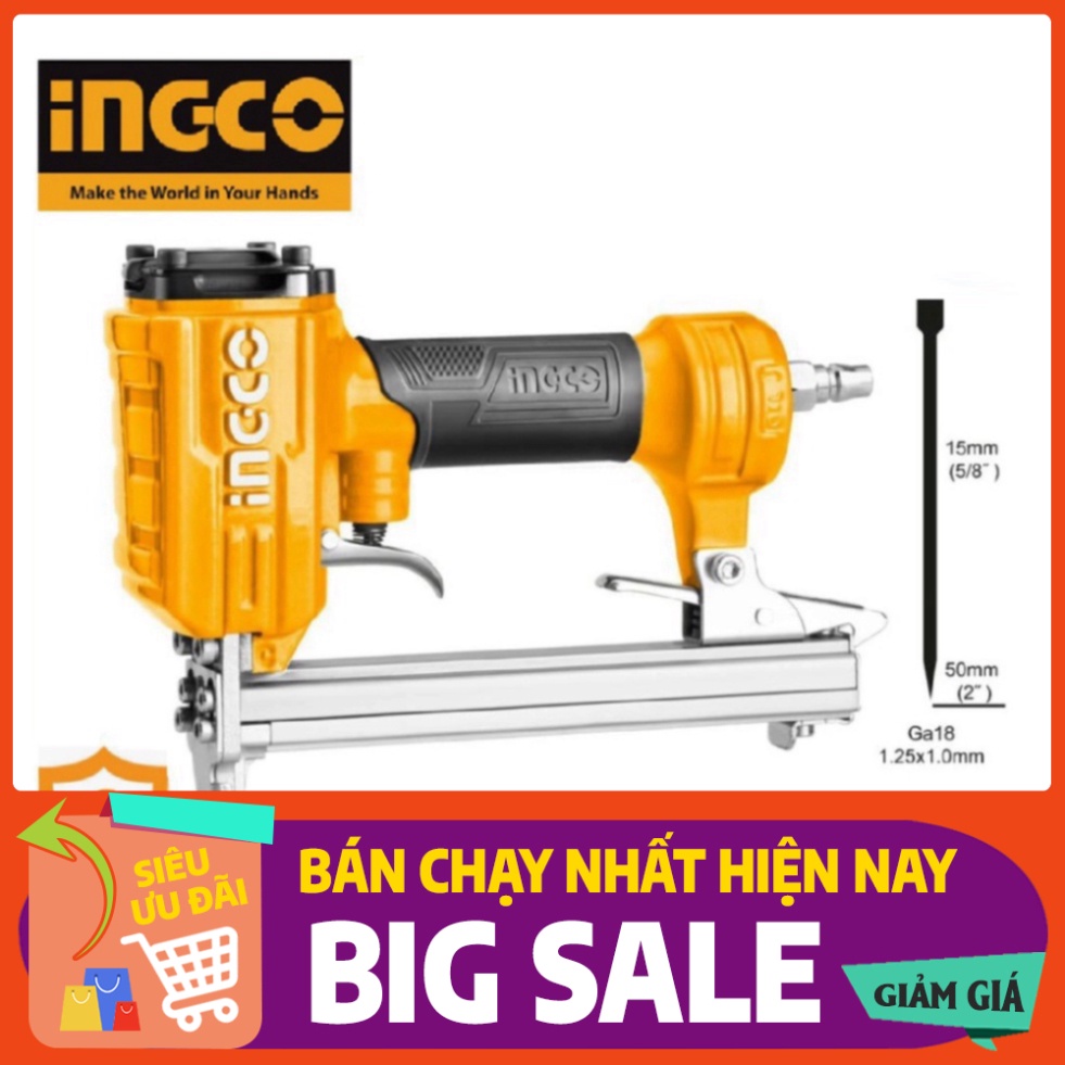 Súng bắn đinh U dùng hơi Ingco APS06131-3