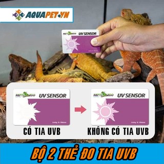 (Xả kho) Bộ 2 thẻ đo tia UVB REPTIZOO