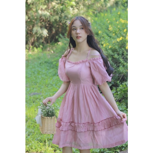 July dress - váy trễ vai tay phồng 🌺