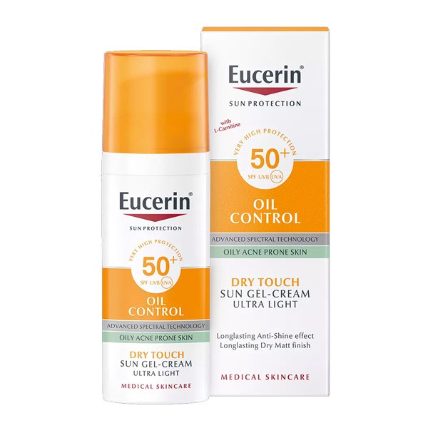 Kem chống nắng cho da nhờn, mụn Oil Control Dry 50ml - Eucerin