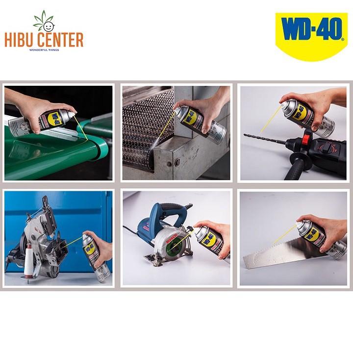 Mỡ Bò Khô Bôi Trơn WD-40 Dry Lube 360ml