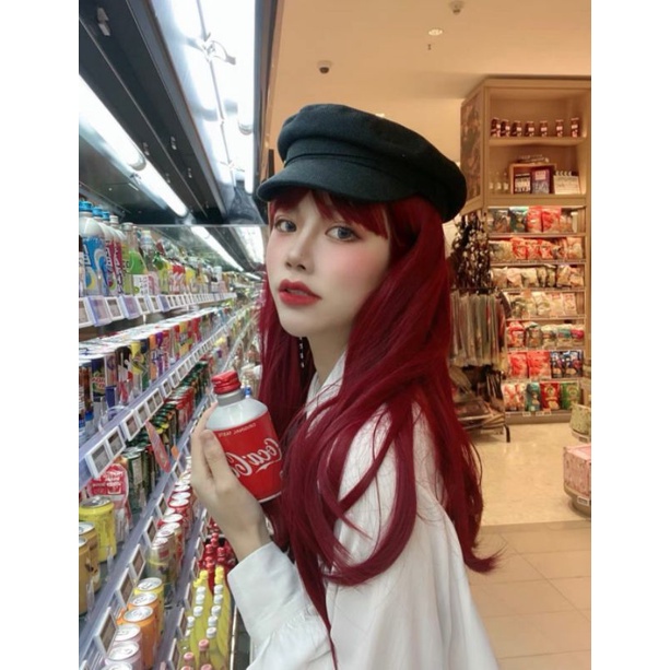 [Sẵn] Wig/Tóc giả nguyên đầu nữ màu đỏ Queen cá tính teen/lolita/cosplay Z8010 [Miu Cosplay]