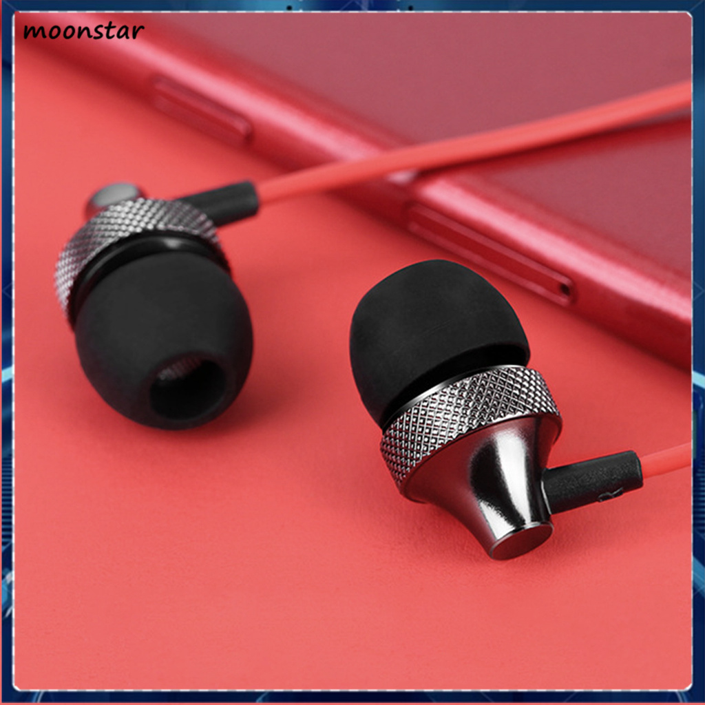 Tai Nghe Nhét Tai Ms Jack 3.5mm Bass Trầm Có Micro Thiết Kế Thời Trang