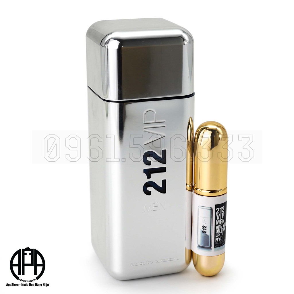 Nước Hoa Nam 212 Vip Men Bạc Chai 10ml, Hương Thơm Sử Dụng Quanh Năm Cho Các Chàng Trai | Thế Giới Skin Care