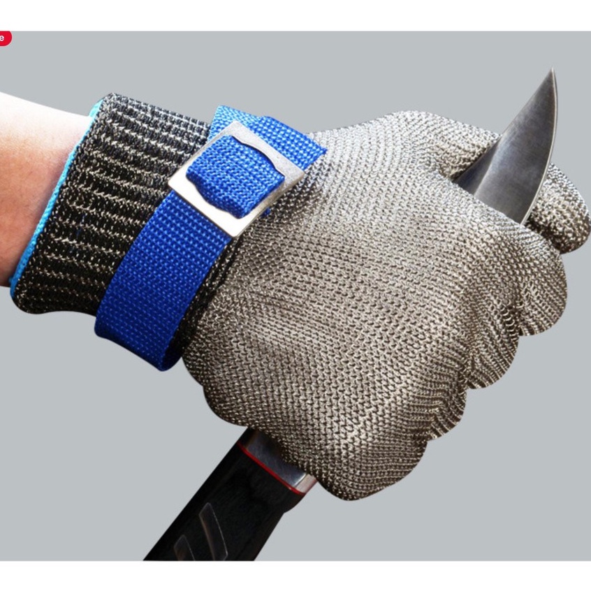 Găng tay sắt/ Bao tay lao động (1 cái) - Bảo vệ đôi tay khi tiếp xúc với máy cưa, cắt, hàn