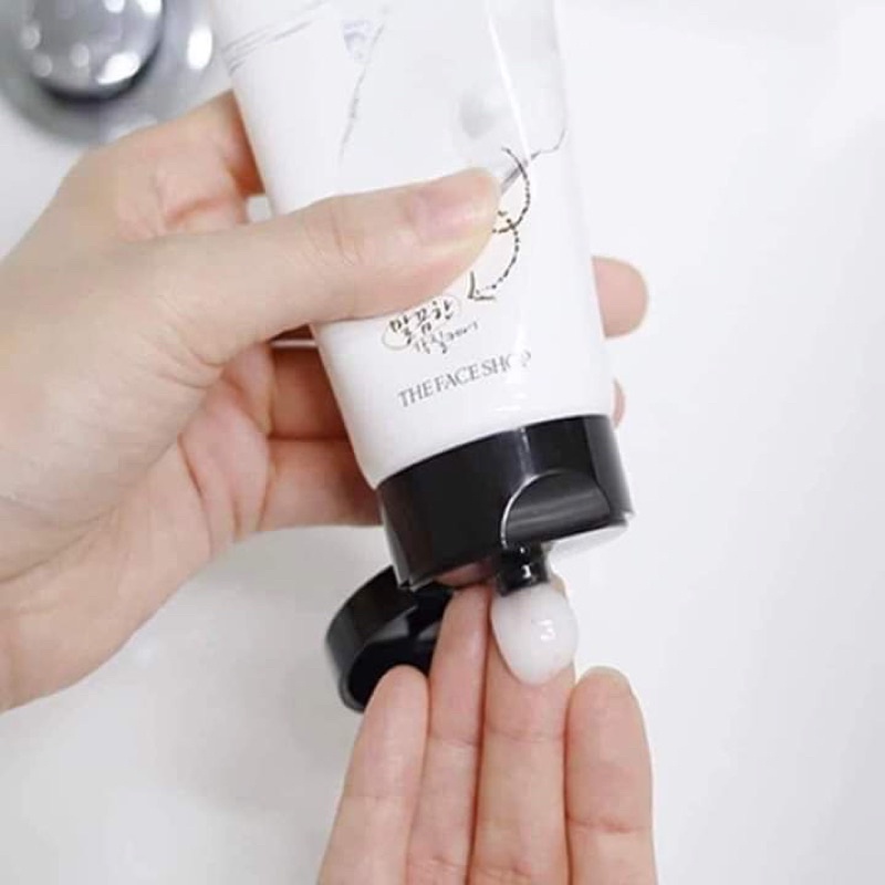 Tẩy tế bào chết mặt The Face Shop ngọc trai Hàn Quốc Smart Peeling White Jewel 120ml trắng da da chết