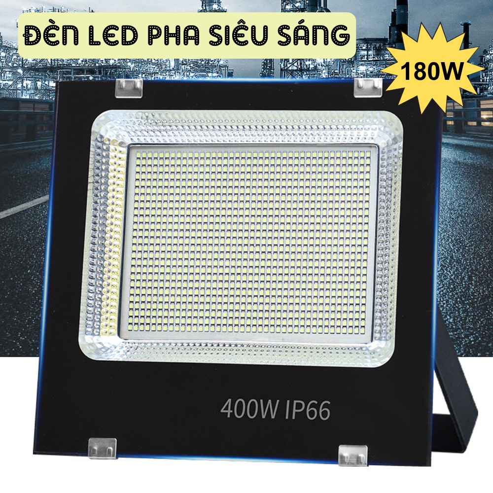 Đèn Pha Led Sử Dụng Điện 220v Tiết Kiệm Điện Chống Nước Ngoài Trời TIME HOME.