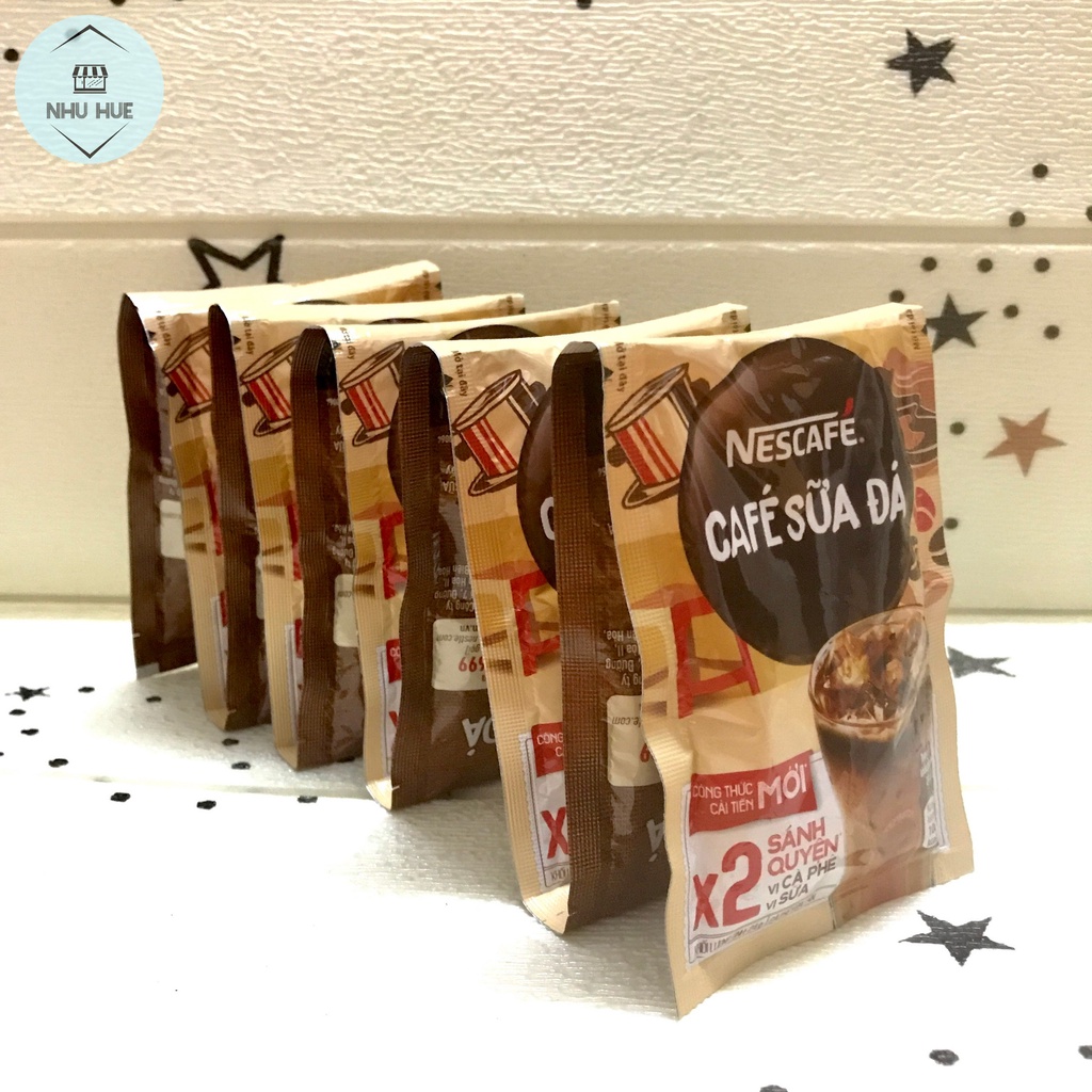 Cà phê sữa đá Nescafe 3in1 (10 gói x 24g)