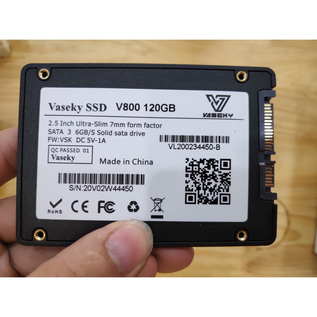 Ổ cứng SSD Vaseky V800 120GB mới hàng chính hãng