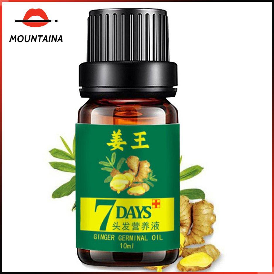 (Hàng Mới Về) Tinh Dầu Gừng Chăm Sóc Tóc 10ml Tiện Dụng