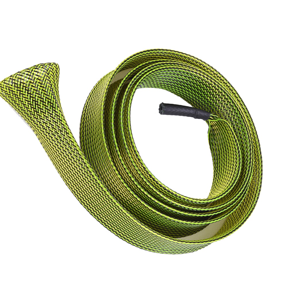 [GLOBAL] 35mm 170cm Expanable Fishing Tools Braided Mesh Wrap Casting Fishing Rod Sleeve Cover Pole Glover Protector Bag