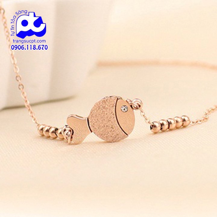 Lắc chân nữ titan cao cấp sang trọng phong cách hàn quốc cao cấp không đen - BB_LC_41