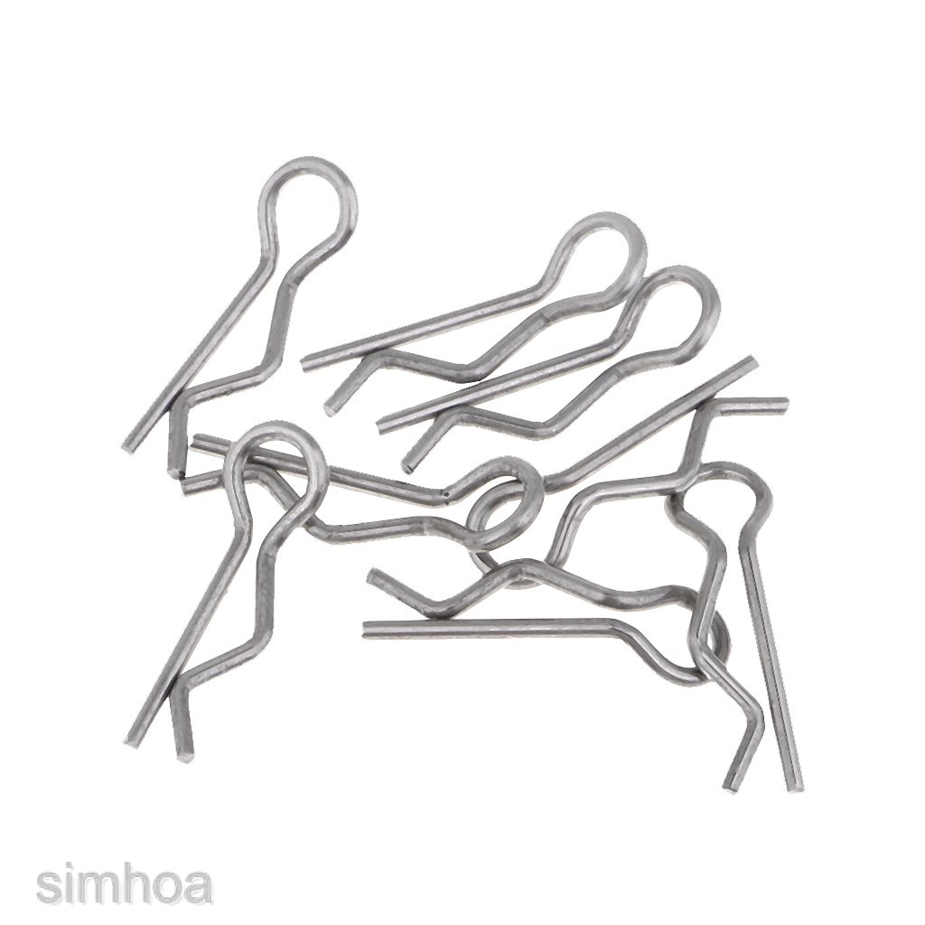 Bộ 8 Kẹp Kim Loại Hình Chữ R Cho Wltoys A949 A959 A969 A979