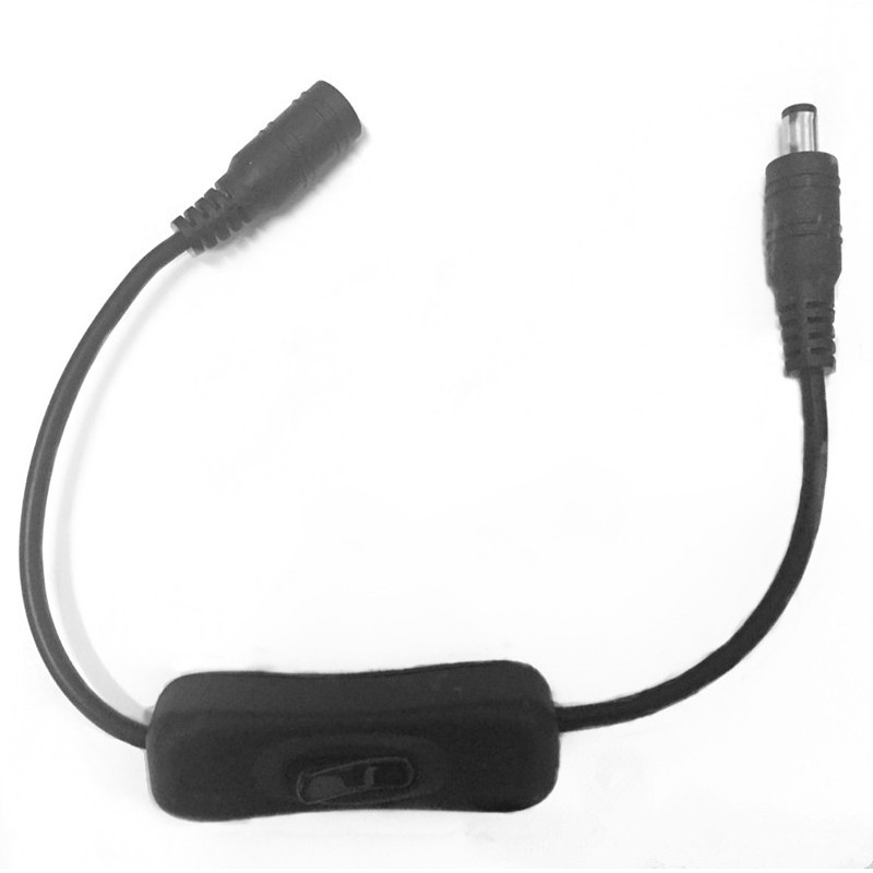 Dây Cáp Nguồn Dc 5.5x2.1mm Male Sang Female Cho Đèn Led 12v