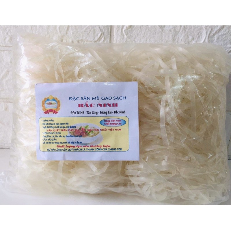 Mỳ gạo - sợi phở nhúng - Mỳ gạo quê - Bánh đa cua