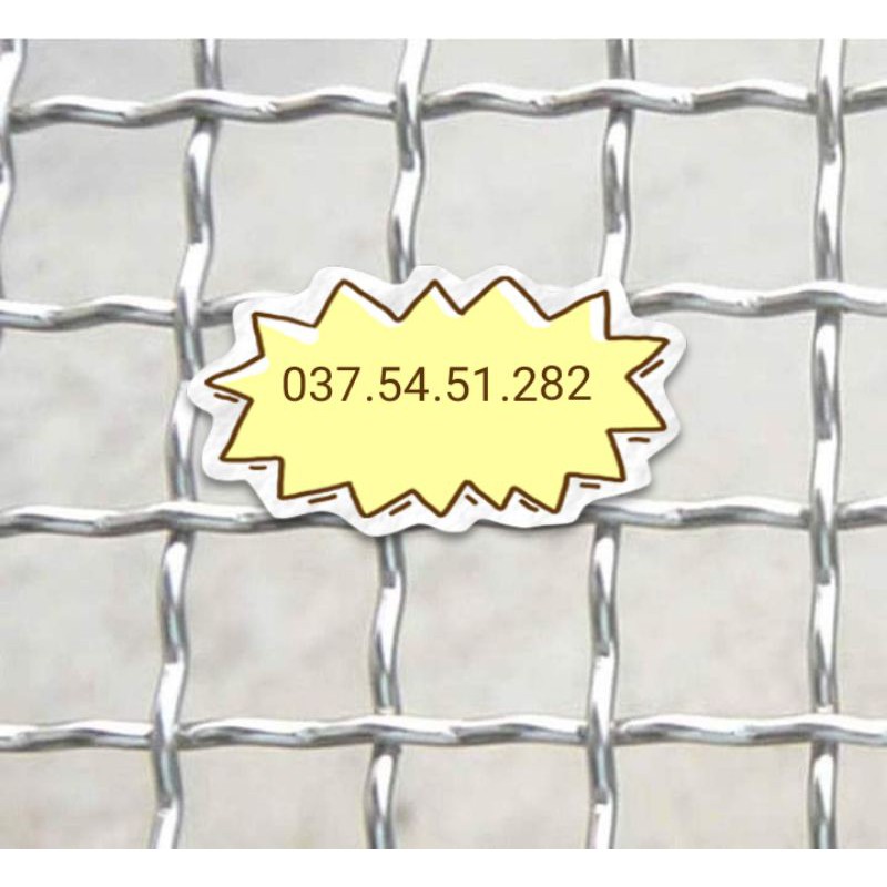 Lưới đan inox 304 : ô 5mm sợi 1mm