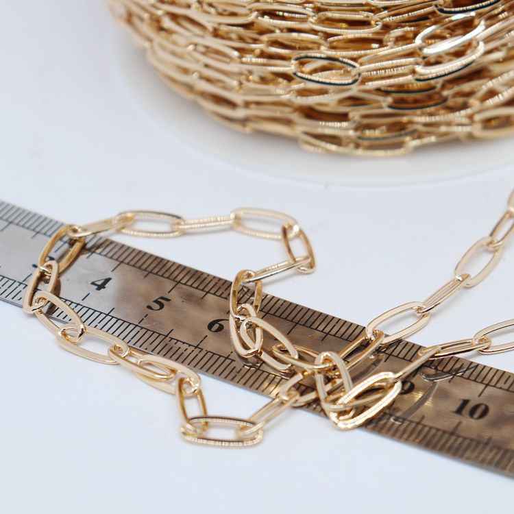 Dây Chuyền Đồng Mạ Vàng 14k Dáng Dài Chữ O Sang Trọng Thanh Lịch Dành Cho Nữ