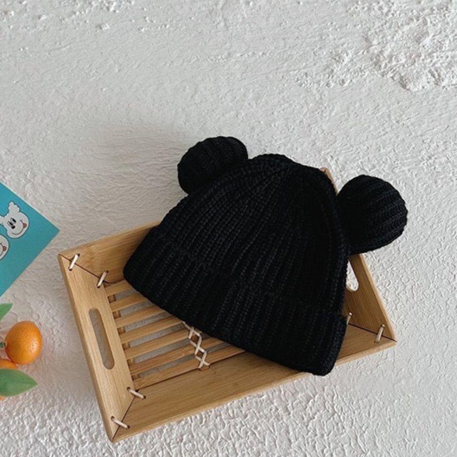 Mũ len beanie tai gấu cho bé - M077, phụ kiện thời trang thu đông 2022