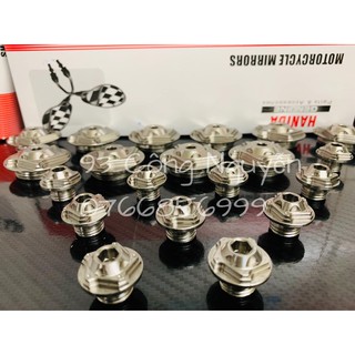 ốc mâm lửa yamaha , honda inox 304