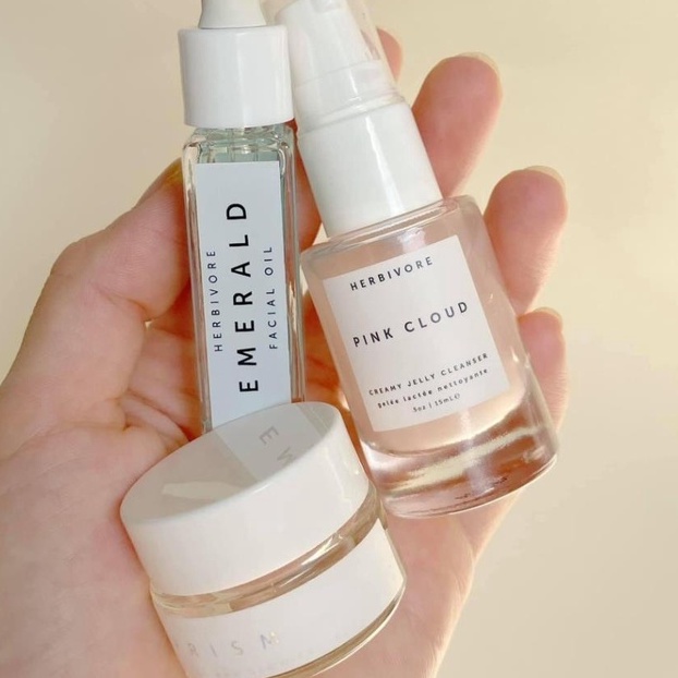 Mini 8ml - Dầu dưỡng cấp ẩm sâu, căng bóng Emerald Herbivore C-B D Deep Moisture Glow Oil