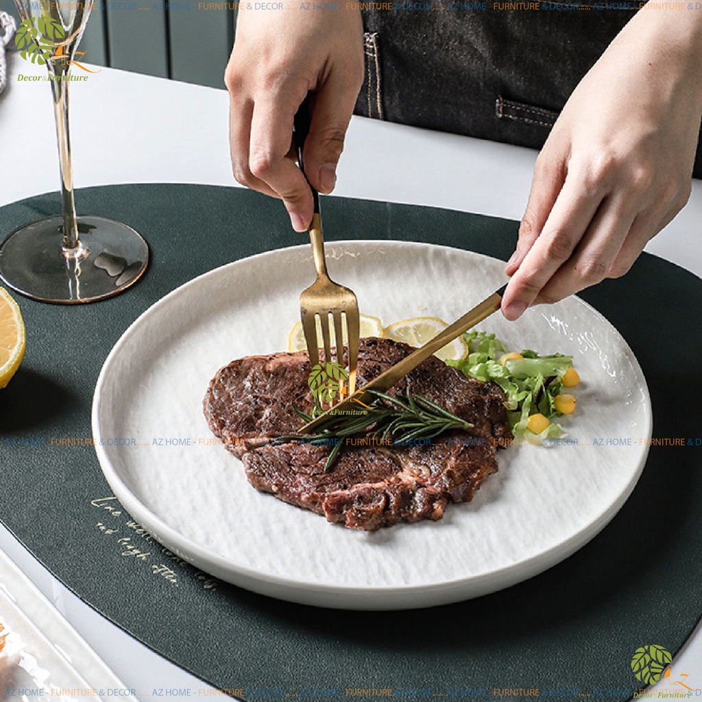 Bộ đĩa gốm sứ cao cấp Đĩa lẻ Classic