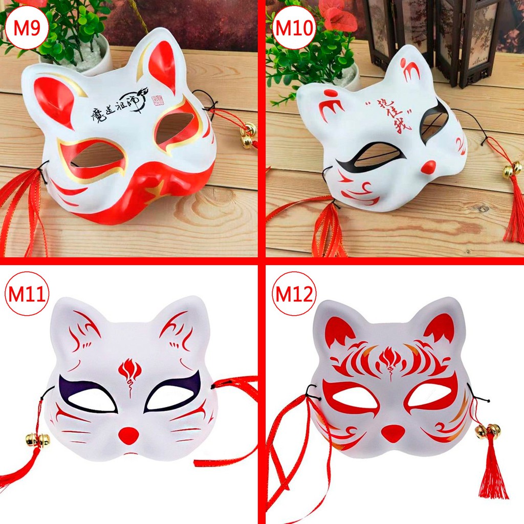 Mặt nạ cáo Kitsune cosplay - Kiểu 3