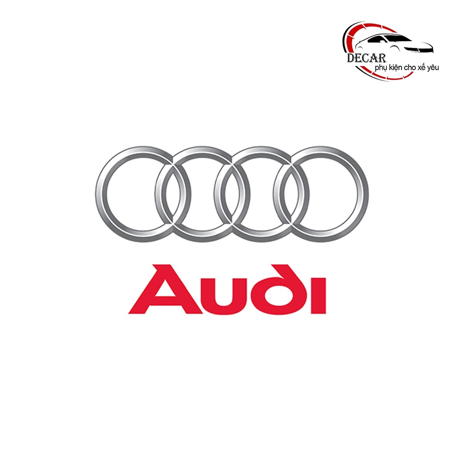 [AUDI] Bộ 8 miếng dán chống xước hõm cửa xe Audi silicon cao cấp , miếng dán cửa xe, ốp lõm tay nắm in logo