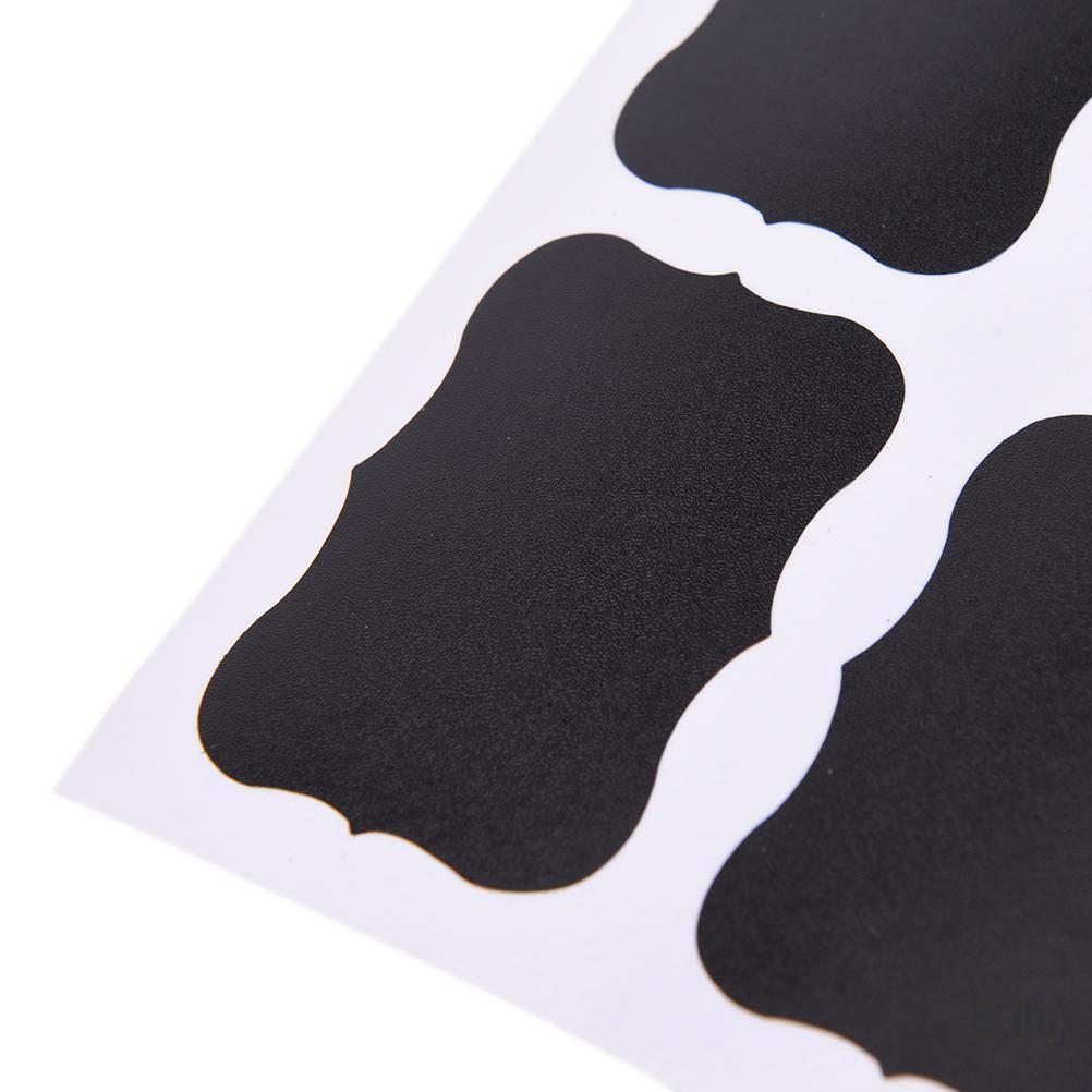 Bộ 36 Miếng Nhãn Dán Dạng Bảng Viết Phấn Cho Nhà Bếp