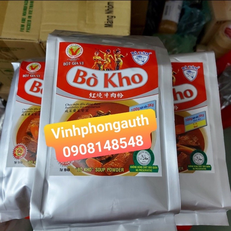 Bột Bò Kho Đặc Biệt 500gr/ Beef Powder  - Bà Tám