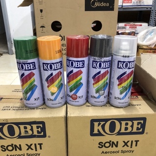 Sơn xịt cầm tay Kobe CHÍNH HÃNG các loại mầu sắc