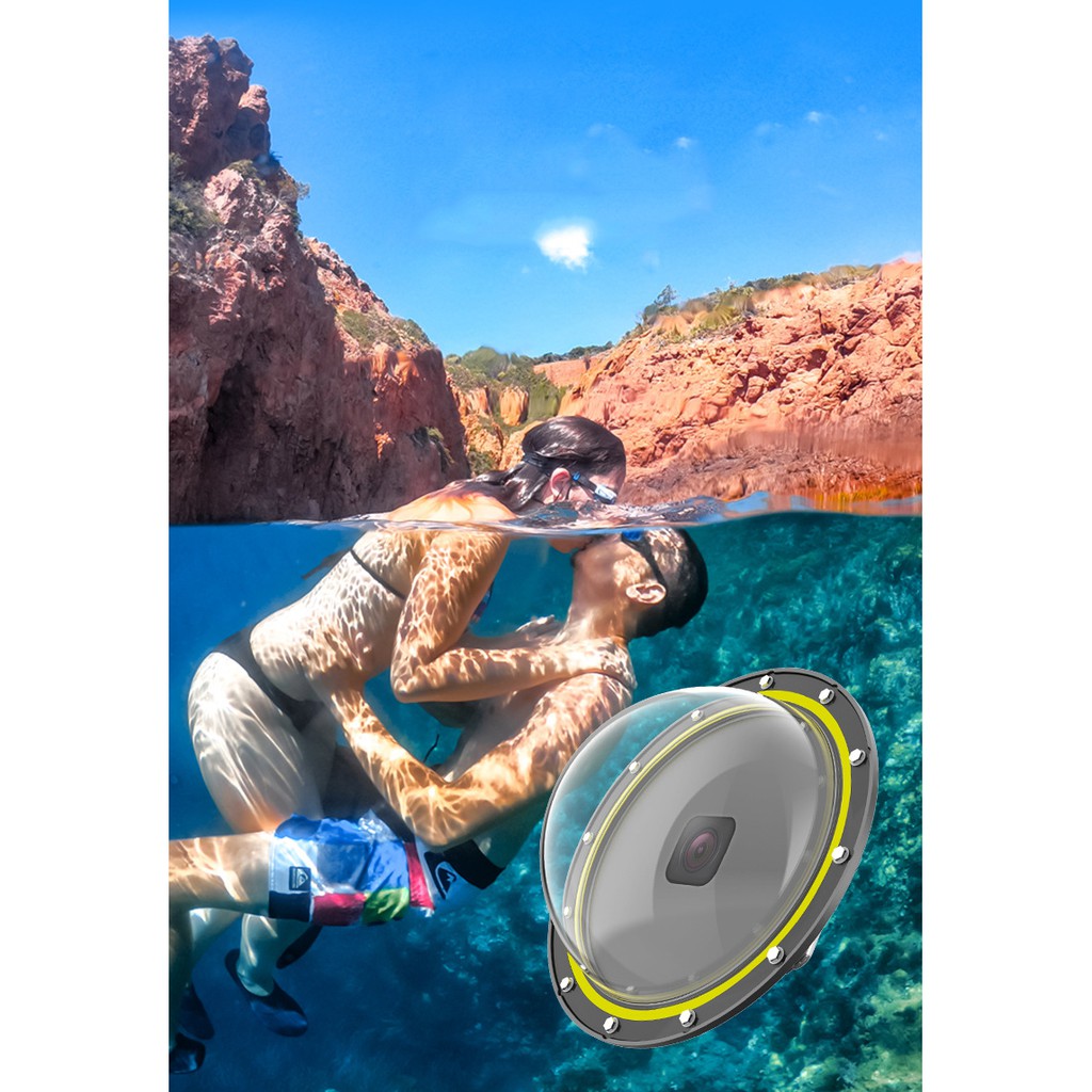 Dome TELESIN dùng cho máy quay hành động GoPro Hero 9