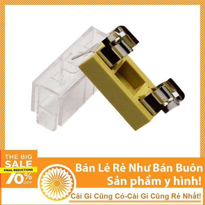 HAUI Đế Cầu Chì 5x20mm - Có Nắp DHCNHN