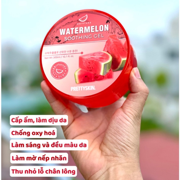 Gel Dưỡng Đa Năng Pretty Skin - Pretty Skin Jeju Cica Soothing Gel 300ml