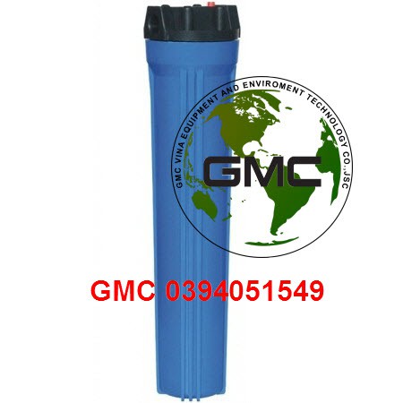 Cột lọc 20inch đơn xanh