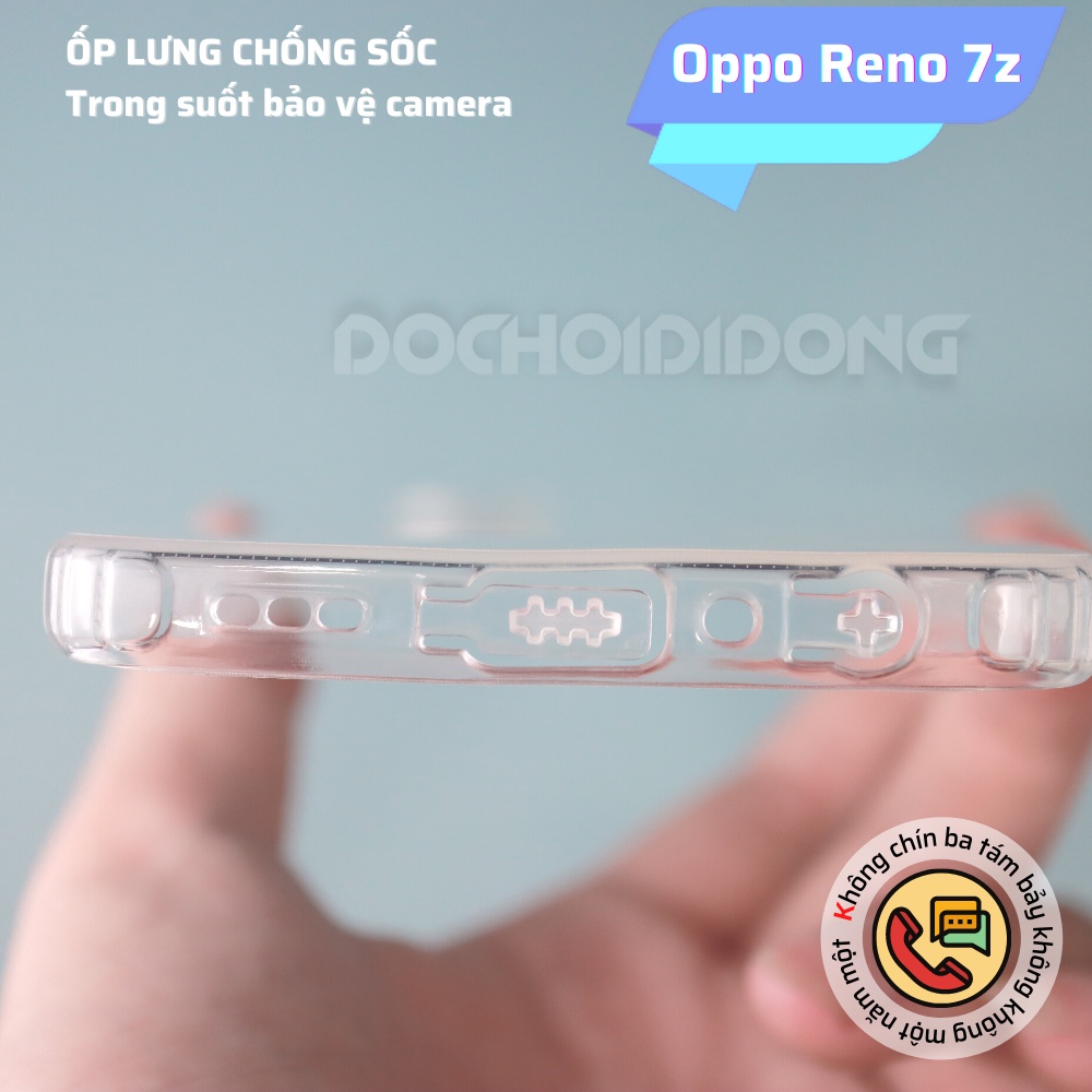 Ốp Lưng Dẻo Trong Suốt Cho OPPO RENO 7Z Chống Sốc Bảo Vệ Camera