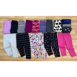 Combo 2 quần legging lót nỉ bé gái