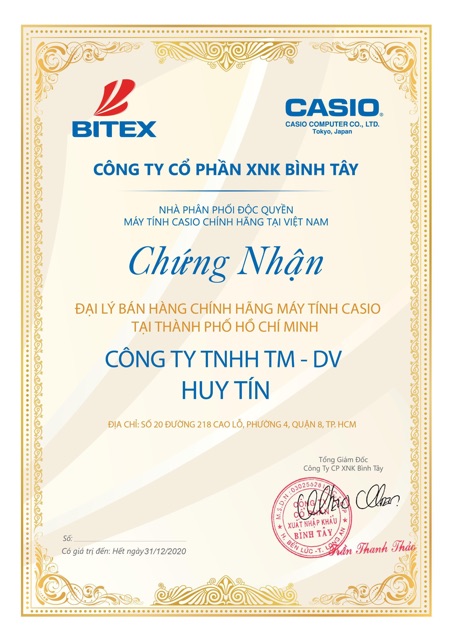 [giao 2h]Máy tính để bàn Casio MX-120B [Bảo hành 5 năm]