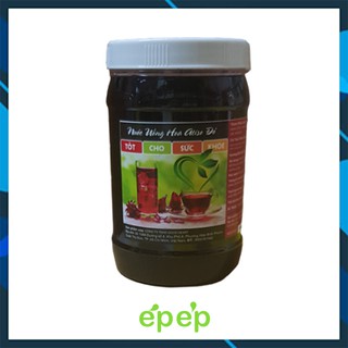 MỨT HIBISCUS/ATISO ĐỎ HỦ 1.1KG (CHỈ BAO GỒM NƯỚC CẤT KHÔNG CÓ MỨT)