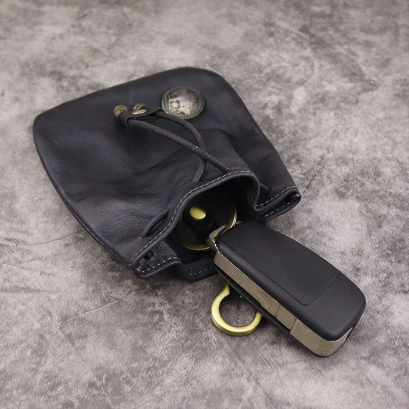 Ví Da Đựng Tiền Xu Nhỏ Xinh Phong Cách Retro