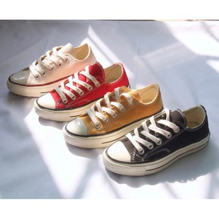 * Ready Stock * Converse Giày nam và nữ cắt thấp chạy bộ trẻ em