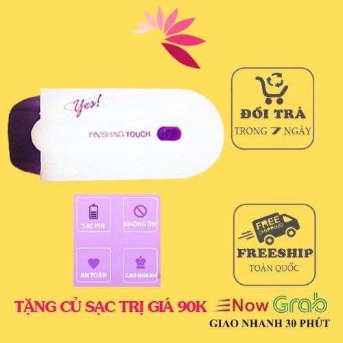 Máy triệt lông cảm ứng cầm tay Yes Finishing Touch - Triệt lông toàn thân, gọn nhẹ, dễ sử dụng - MTL01