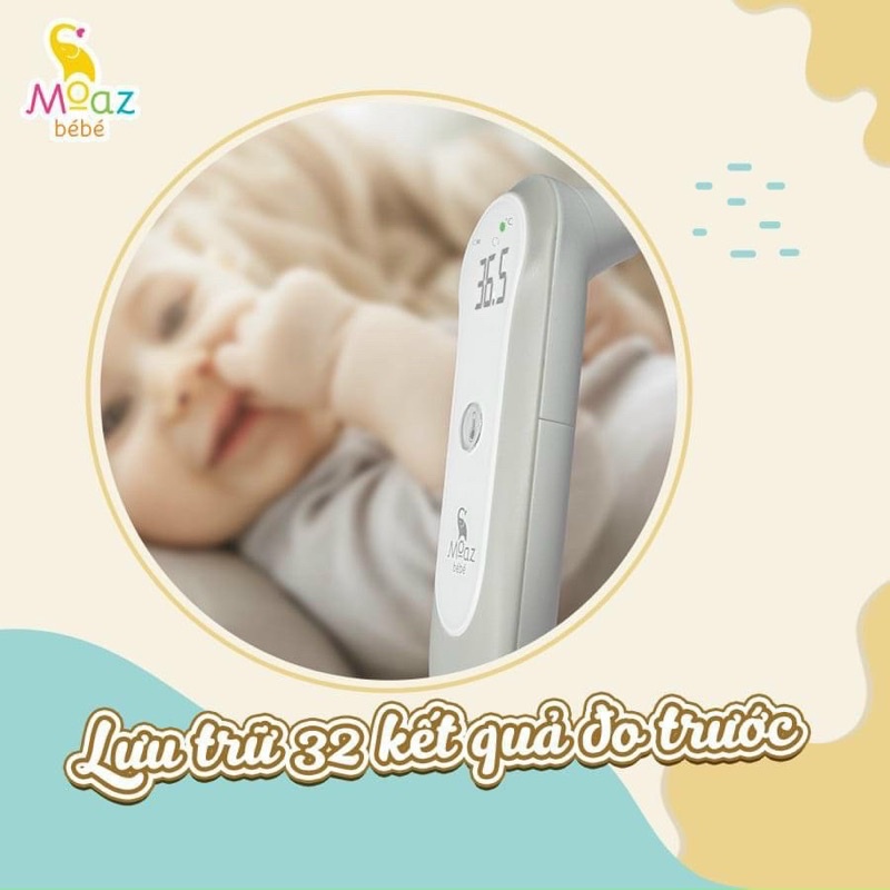 Nhiệt kế hồng ngoại đa năng Moaz BéBé - MB024