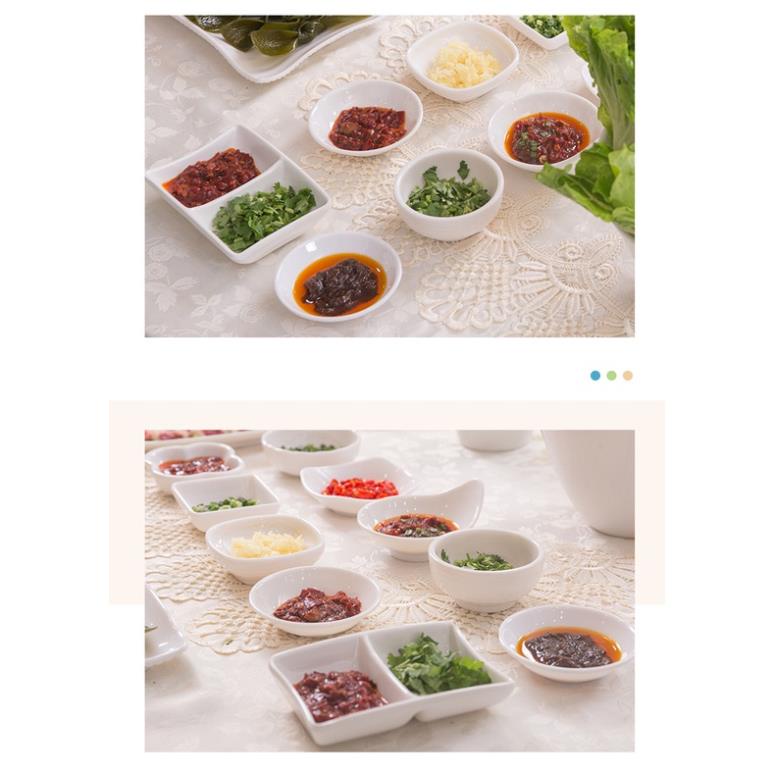Chén chấm màu trắng Srithai Superware Thái Lan cao cấp