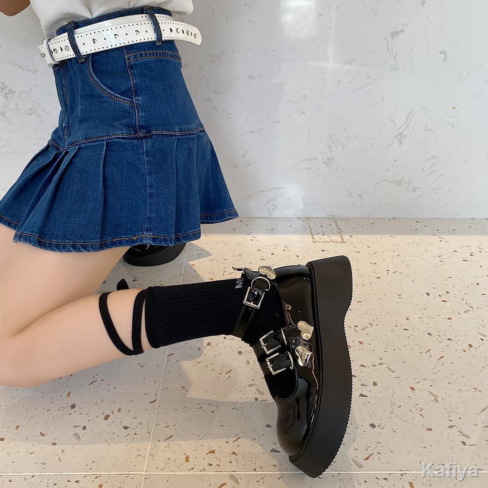 Giày Mary Jane thời trang Hàn Quốc giày bệt mũi tròn