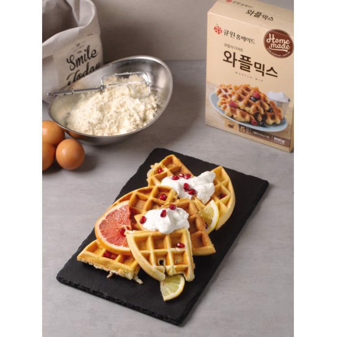 Hộp 500 Gam Bột Làm Bánh Waffle Hàn Quốc Samyang
