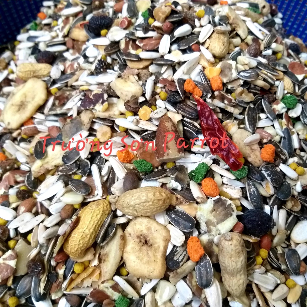 1kg hạt trộn TROPICAL BIG PARROTS MANITOBA  chuyên dùng cho tất cả vẹt macaw và cookatoo lớn