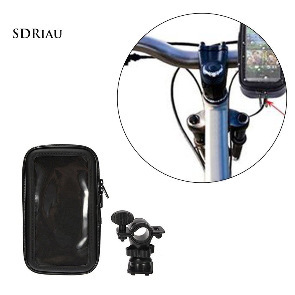 Túi  Đựng Điện Thoại Tích Hợp Giá Đỡ Chống Nước Tiện Lợi Cho Xe Đạp