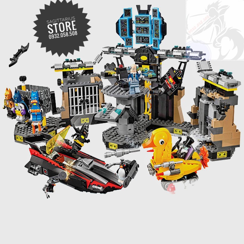 Lego Lepin 07052 Lắp Ráp Căn Cứ Batman - Đột Nhập Hang Dơi